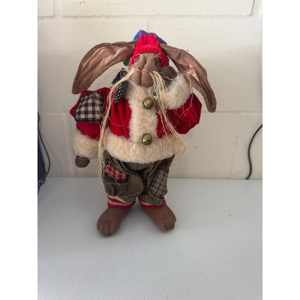 Rabbit Tales Colleen H Nicholas One of a Kind Handmade Primitive Bunny Art Doll